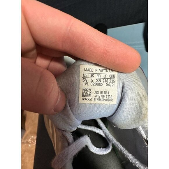 Adidas Unisex-Kids FortaRun K Running Shoes Size 5.5 H04103 used no box - Picture 5 of 5